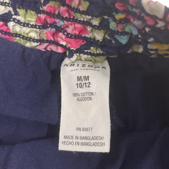 Arizona Girl's Floral Cotton Skort - Picture 3 of 8